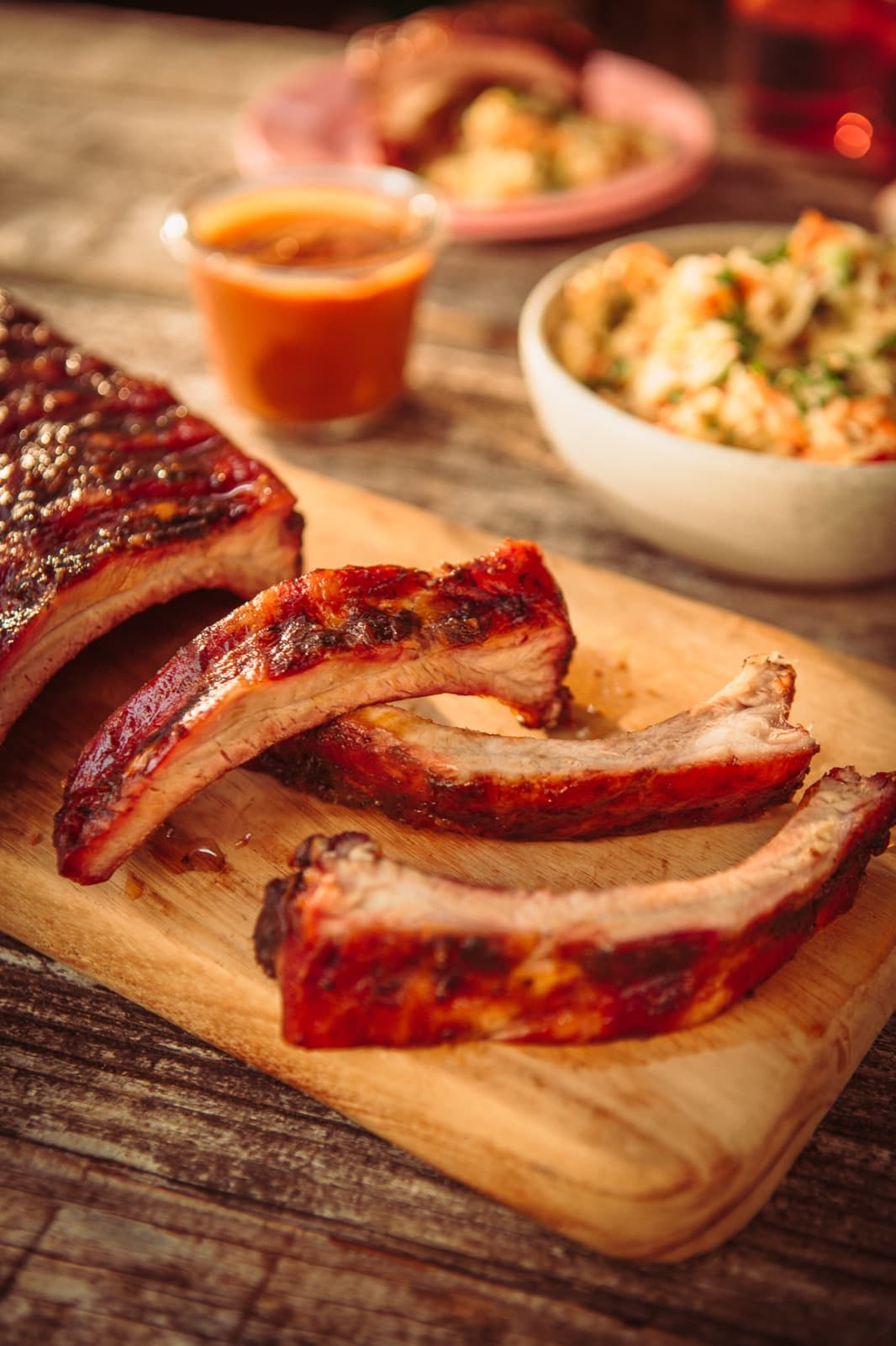 Sticky Pork Ribs with Banana Ketchup