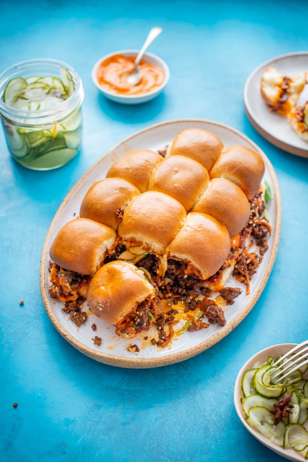Korean Style Sloppy Joe Sliders